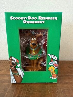 1998 Warner Bros. Studio Store Scooby-Doo Reindeer Christmas Ornament
